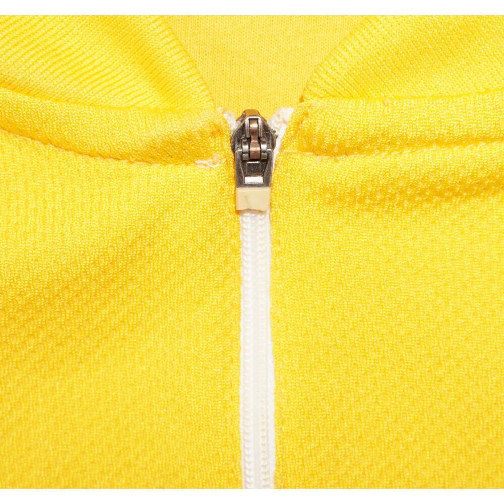 Vintage Nike Los Angeles Lakers Warm-Up Half Zip Shirt XL Yellow Purple NBA - Picture 3 of 4